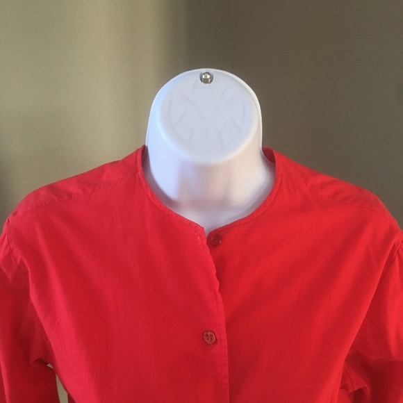 Vintage 1960's Red Women's Shirt S. Kerrybrooke - Picture 6 of 8